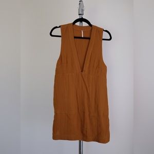 Free People Tan Tank Mini Dress XS